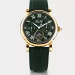 Britime London Lunaris Spiral Men's Watch, Green 821-L21412