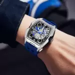 HANBORO FALCON X SERIES : AVIATION INSPIRED PRECISION WATCH (BLUE)