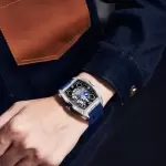 HANBORO FALCON X SERIES : AVIATION INSPIRED PRECISION WATCH (BLUE)