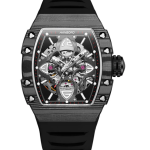 HANBORO CLOVER KING - CARBON FIBRE BEZEL & FOUR-LEAF SKELETON DIAL (BLACK)