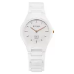 Titan Edge Ceramic Quartz in Arctic White Dial Watch for Women 2653QC04